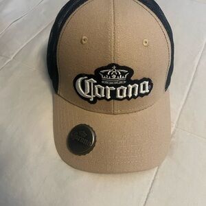 Corona Beige and Black Cap NWOT